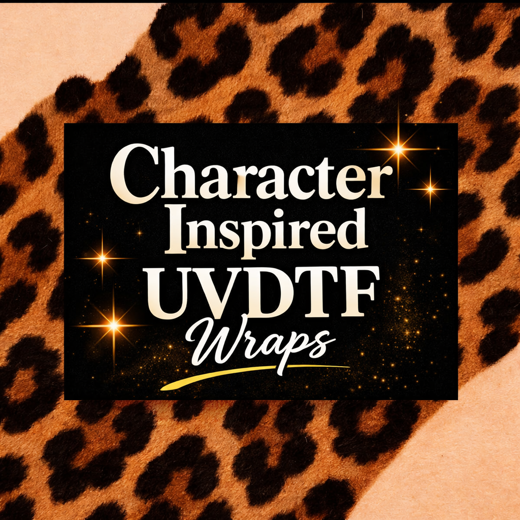 Character Inspired UVDTF Cup Wraps-NOT sold separately