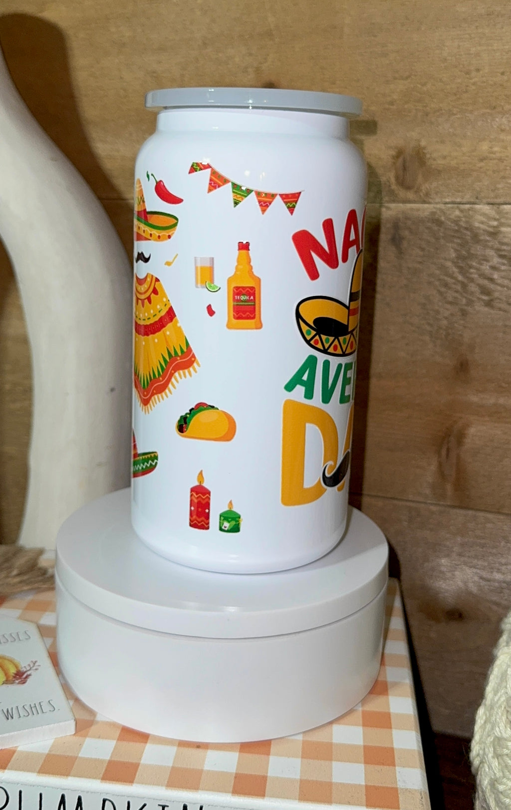 Nacho Average Dad Stainless Steel Tumbler
