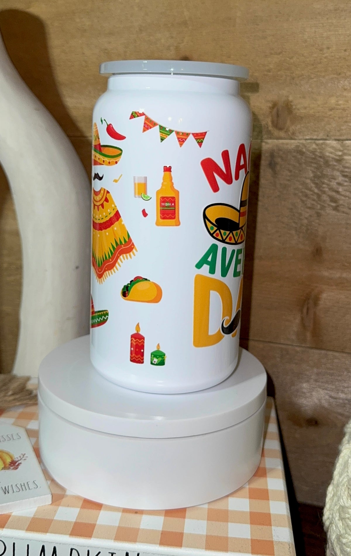 Nacho Average Dad Stainless Steel Tumbler
