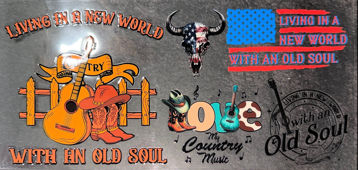 Living in A New World With An Old Soul UVDTF Cup Wrap