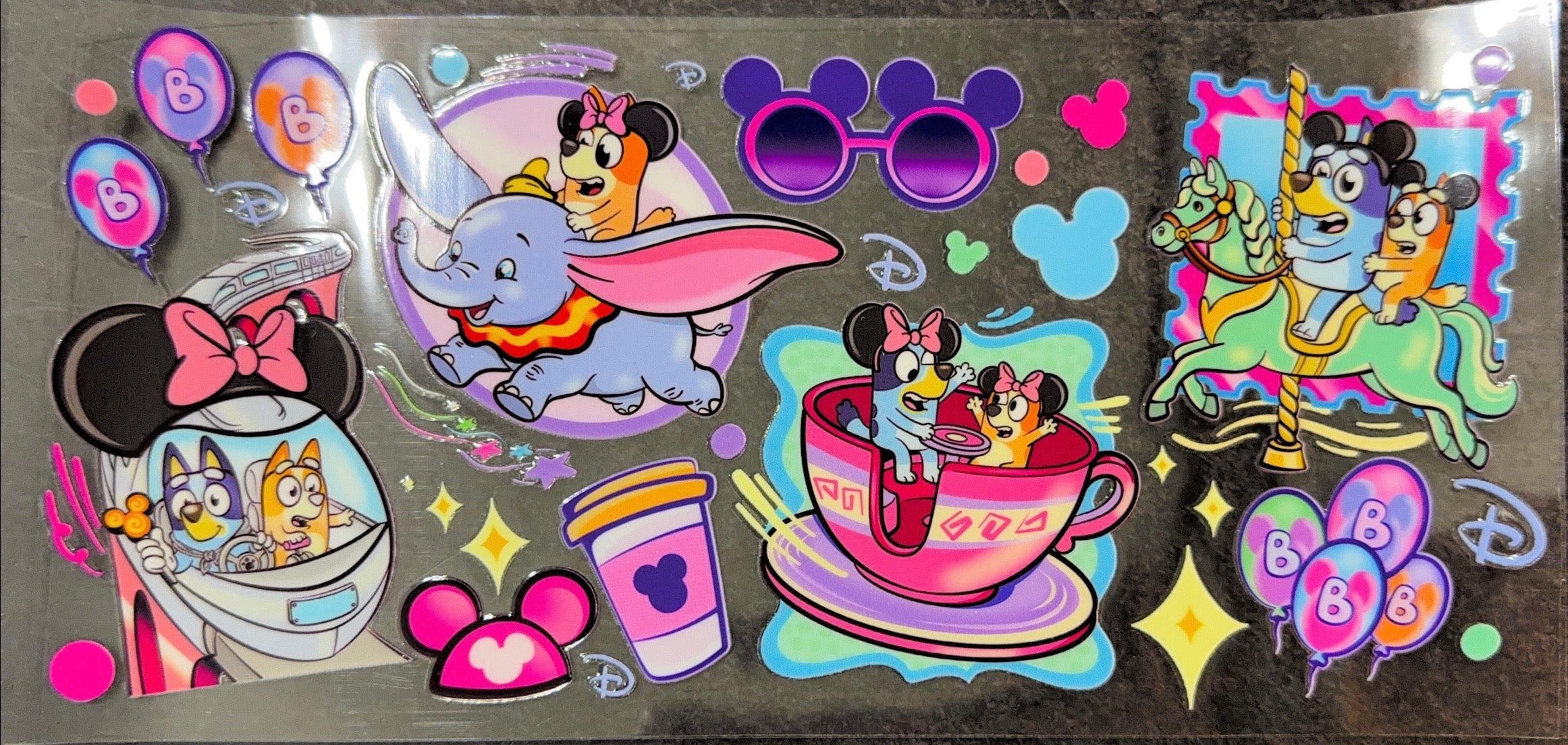 Magical Theme Park Puppy Adventure UVDTF Cup Wrap