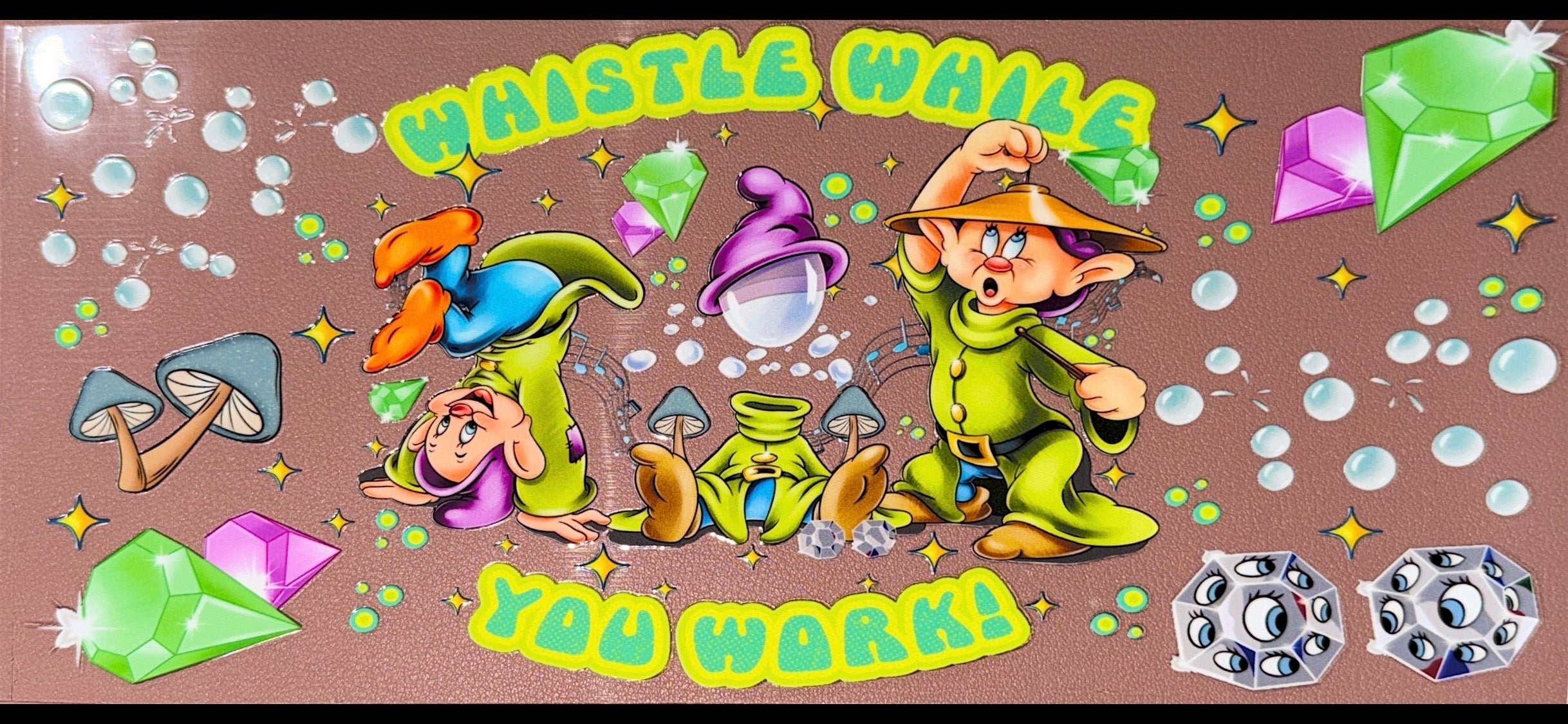 Whistle While You Work UVDTF Cup Wrap