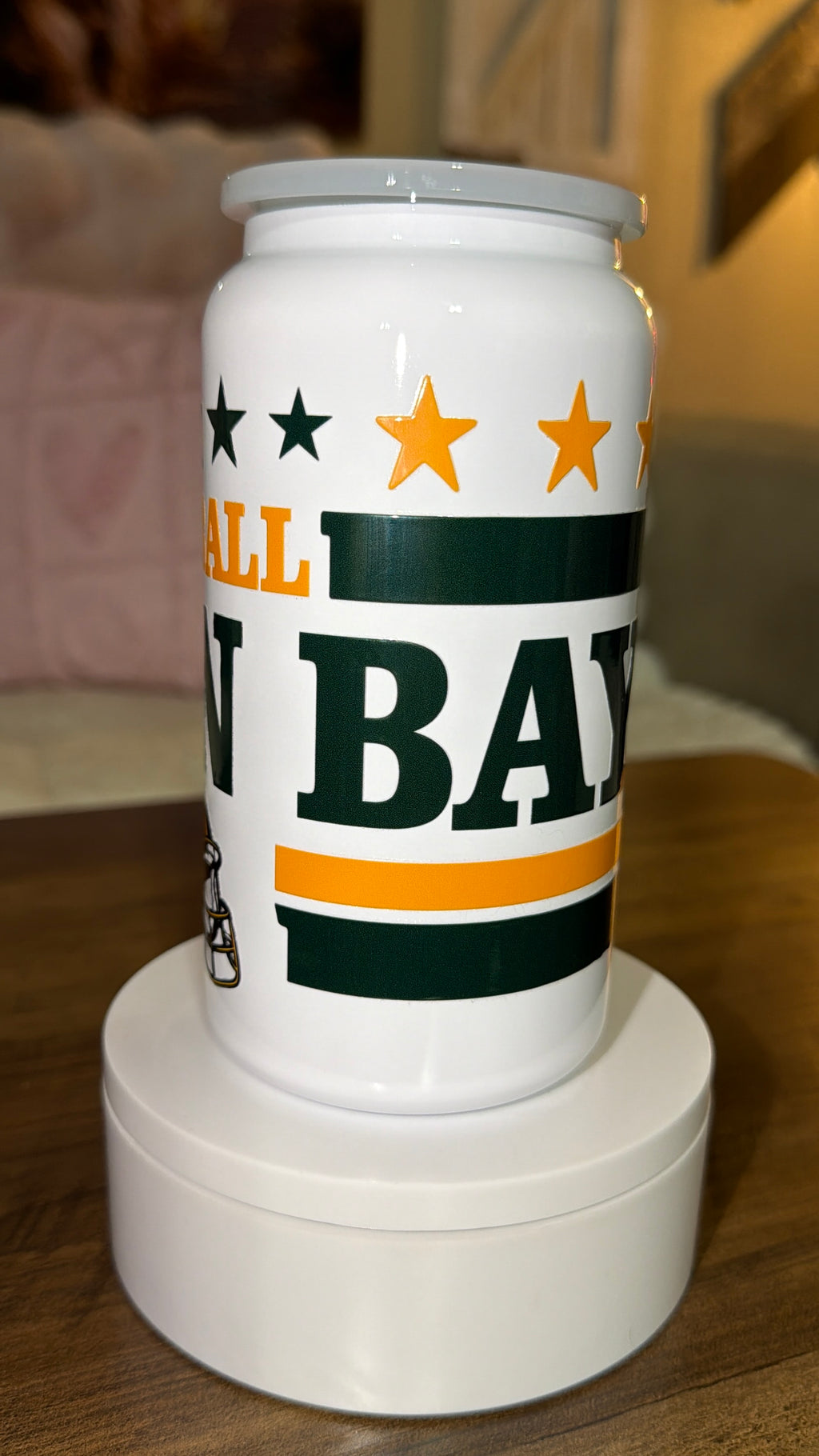 Football inspired tumbler