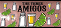 The Three Amigos UVDTF Cup Wraps