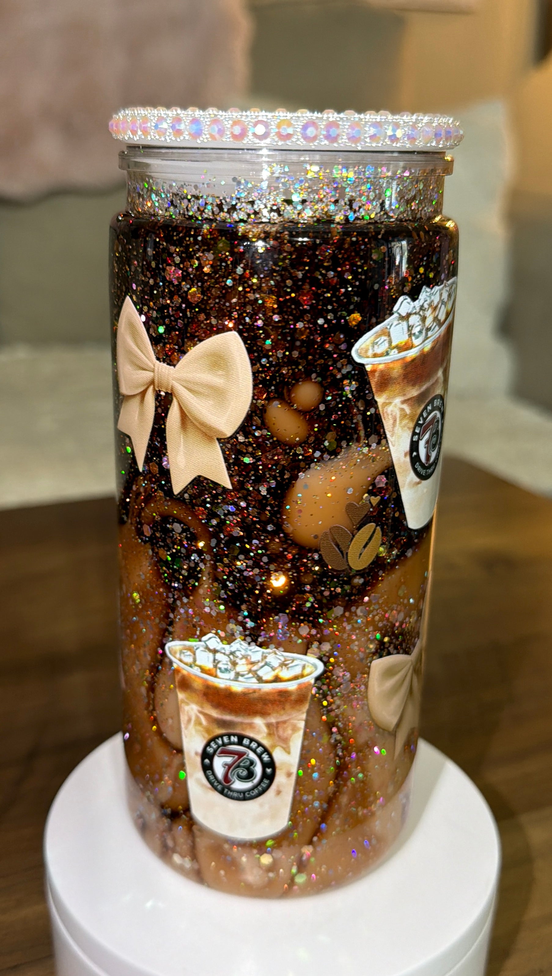 Coffee Lovers Lava Snowglobe Cup