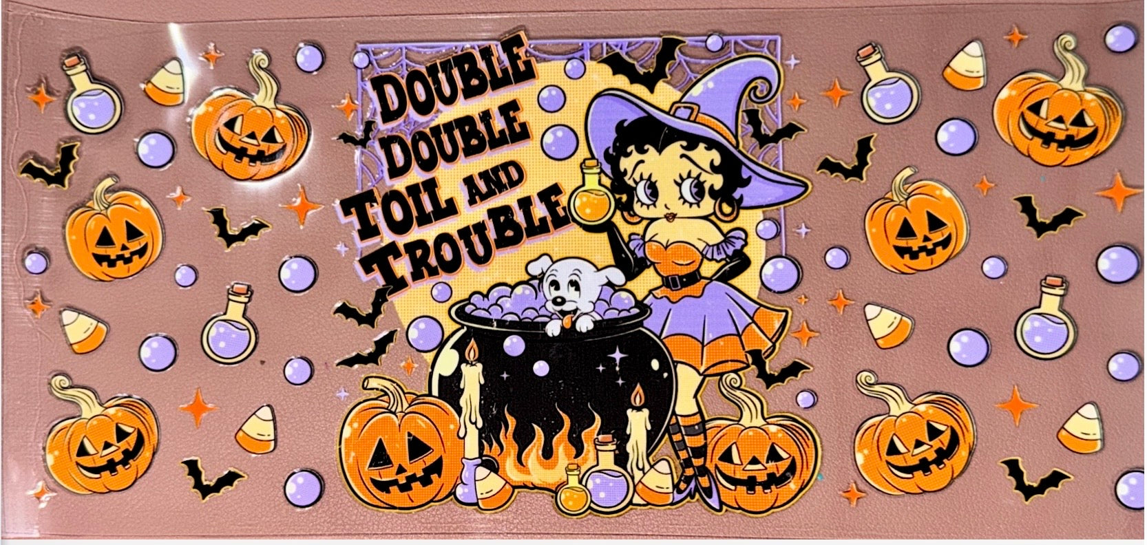 Double Double Toil And Trouble UVDTF Cup Wrap