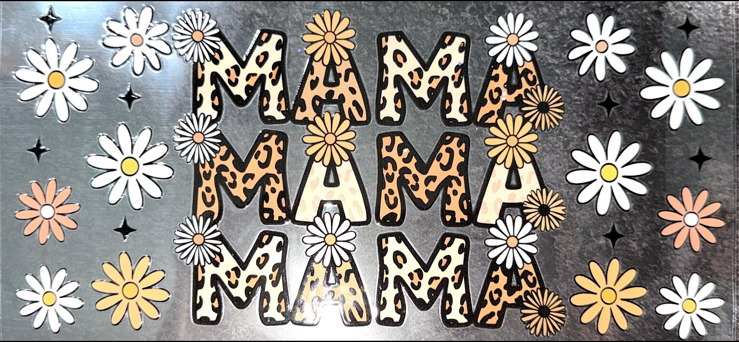 Leopard Mama UVDTF Cup Wrap