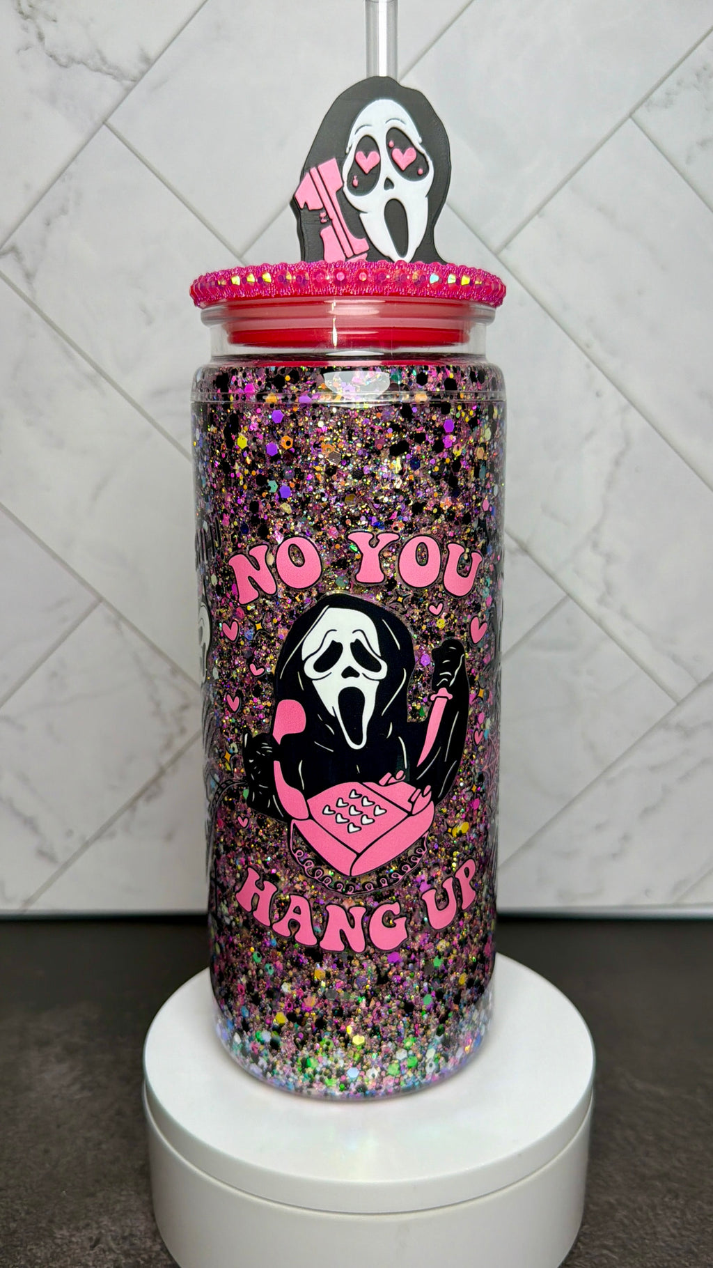 Hang Up Snowglobe cup