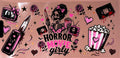 Horror Movies Girly UVDTF Cup Wraps