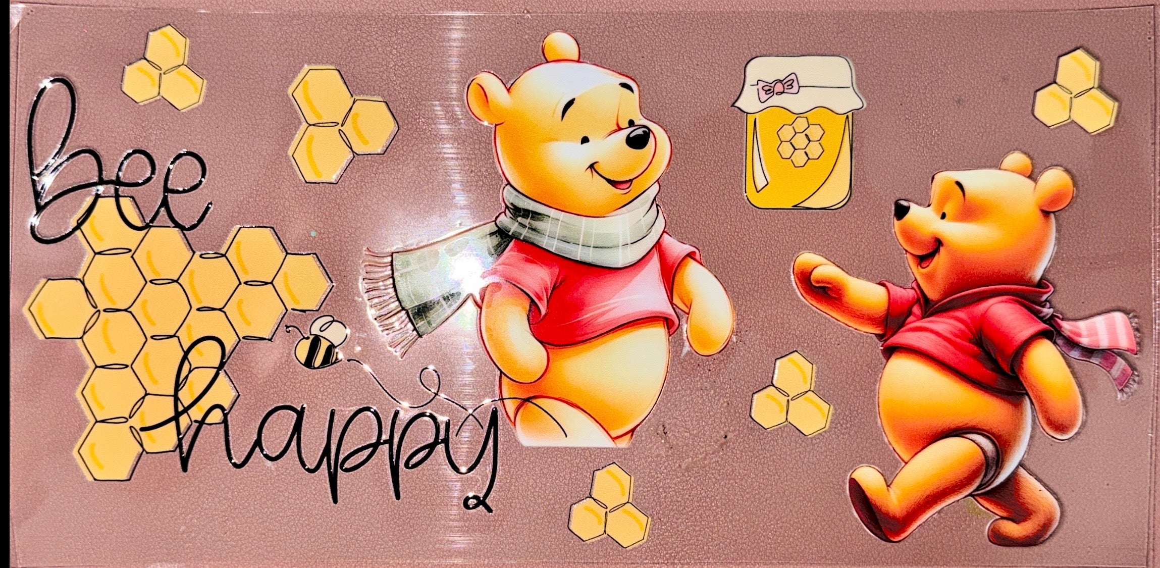 Bee Happy UVDTF Cup Wrap