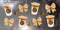 Coffee and Bows UVDTF Cup Wrap