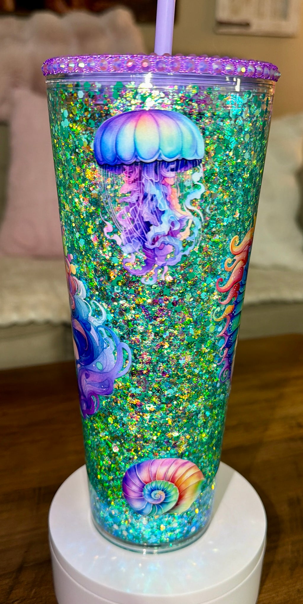 Mermaid Snowglobe Cup
