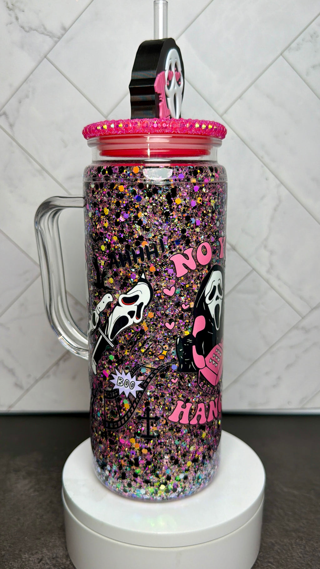 Hang Up Snowglobe cup