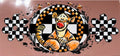 Black and White Checkered Bouncy Friend UVDTF Cup Wrap