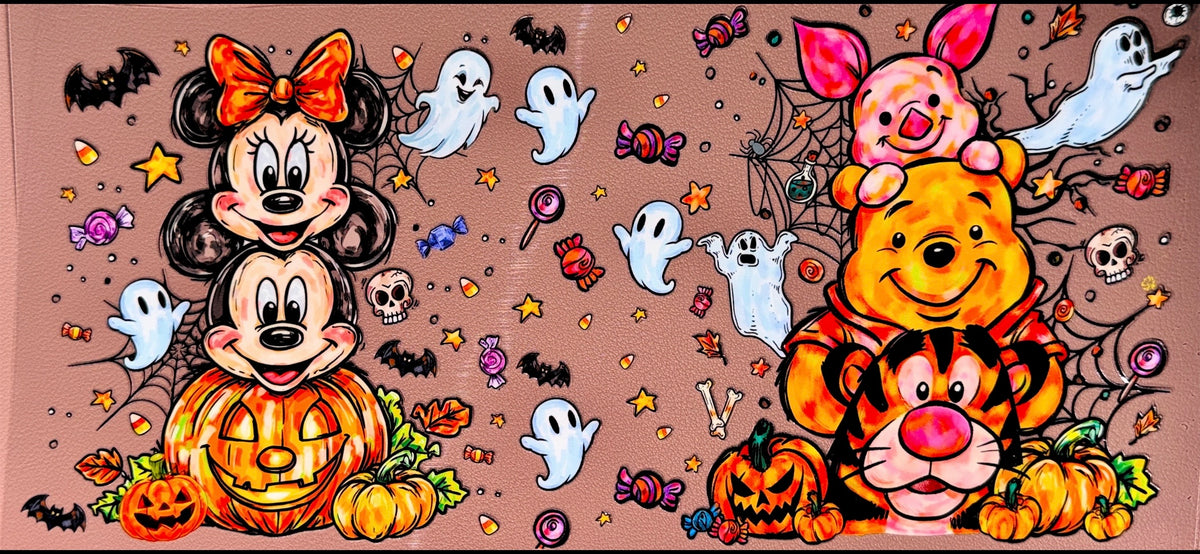 Halloween Pumpkin UVDTF Cup Wrap