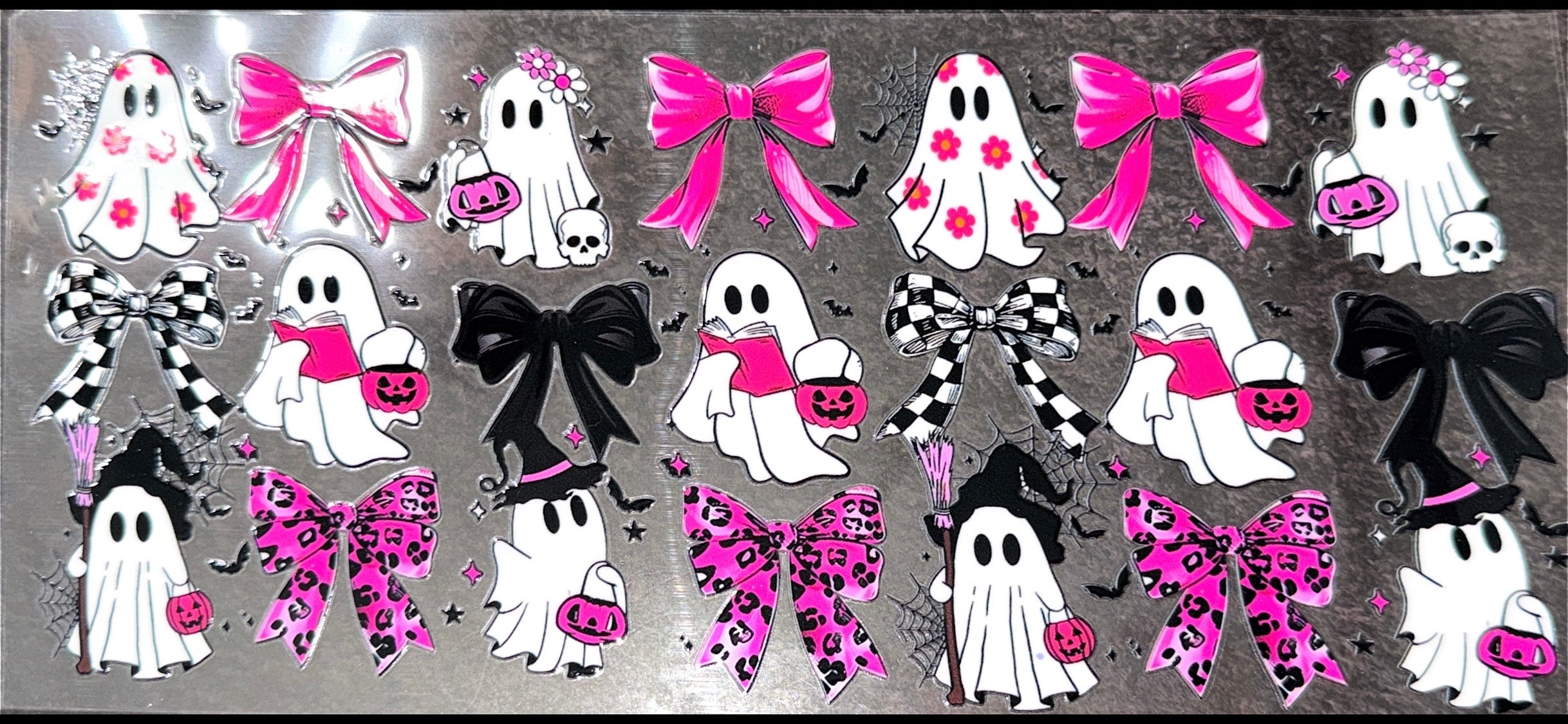 Ghosts and Bows UVDTF Cup Wrap
