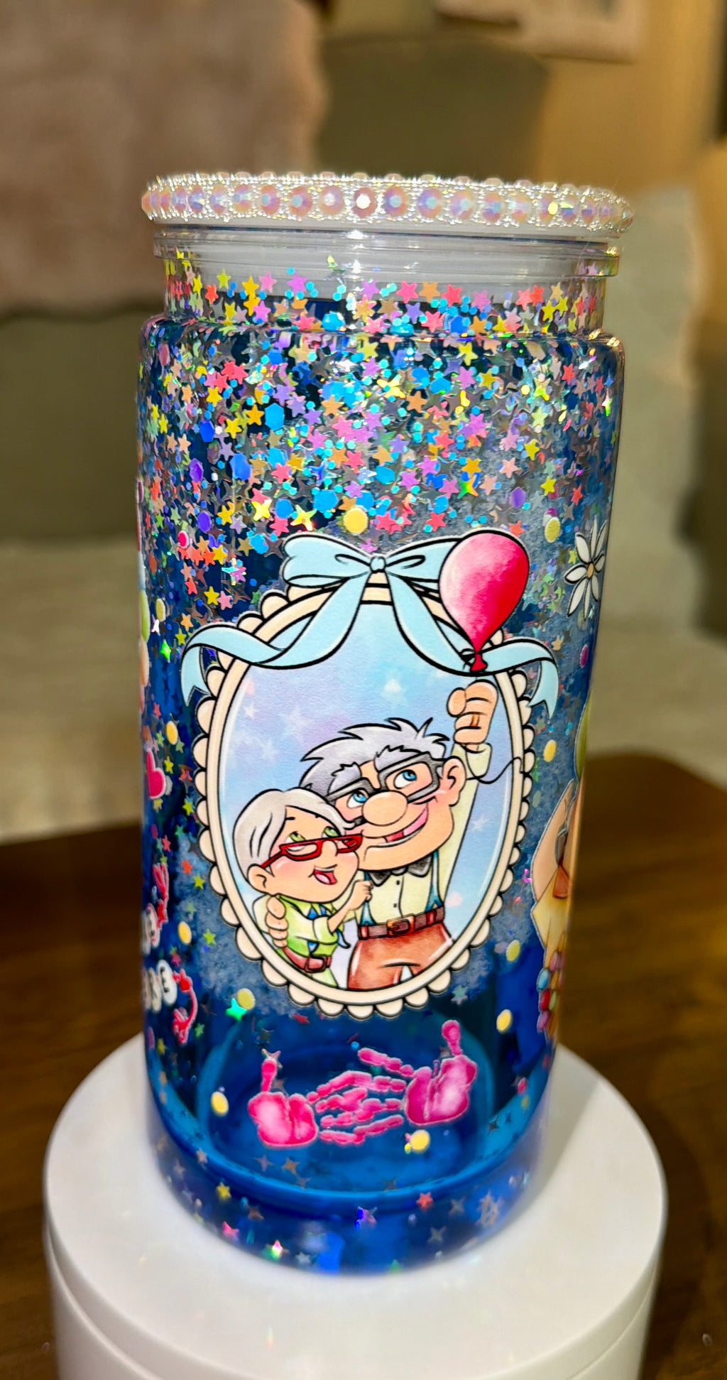 Adventure Awaits-Cloud Snowglobe Cup
