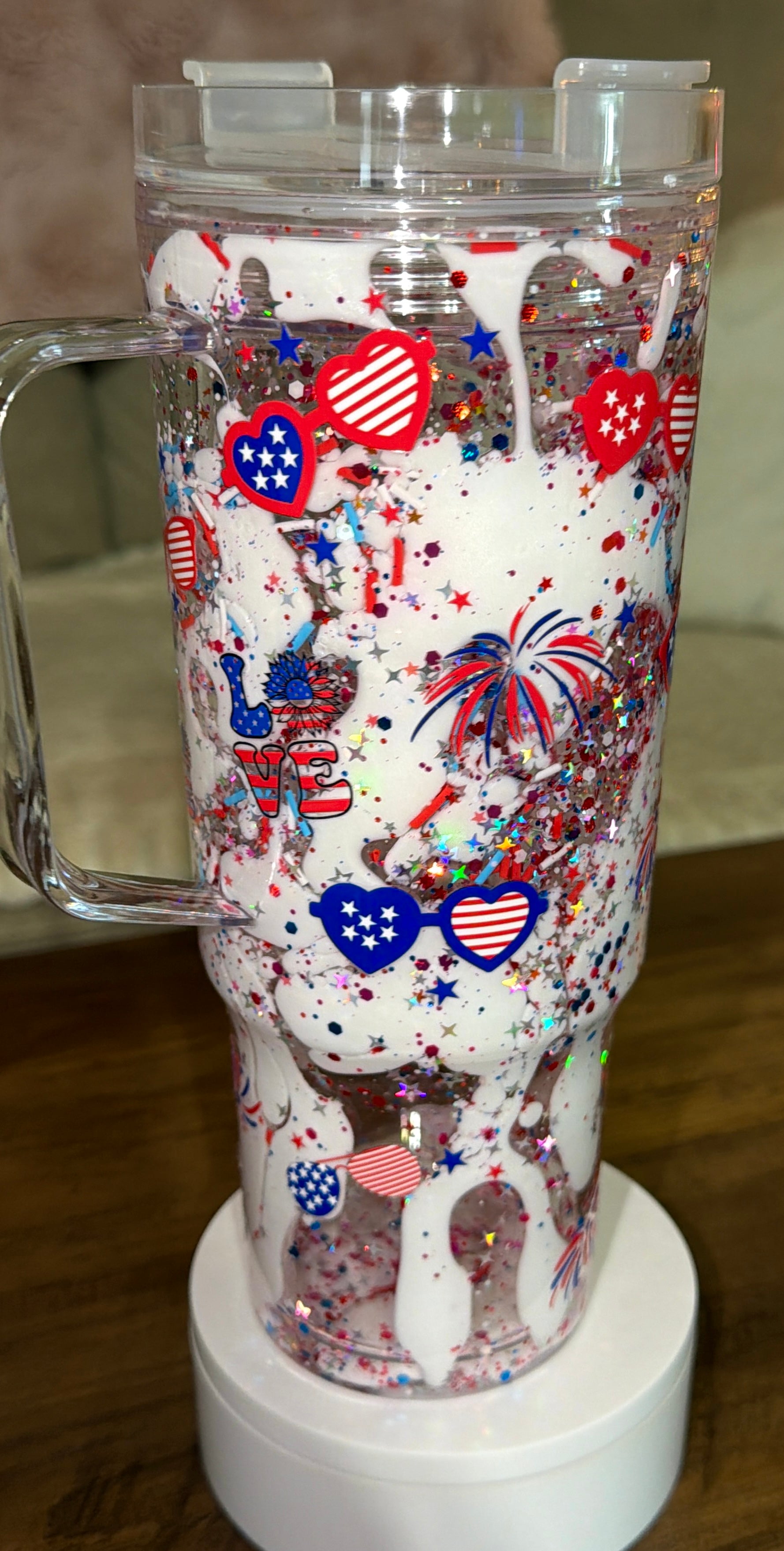 Stars, Stripes & Sparkles Lava Tumbler