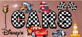 Checkered Cars UVDTF Cup Wrap