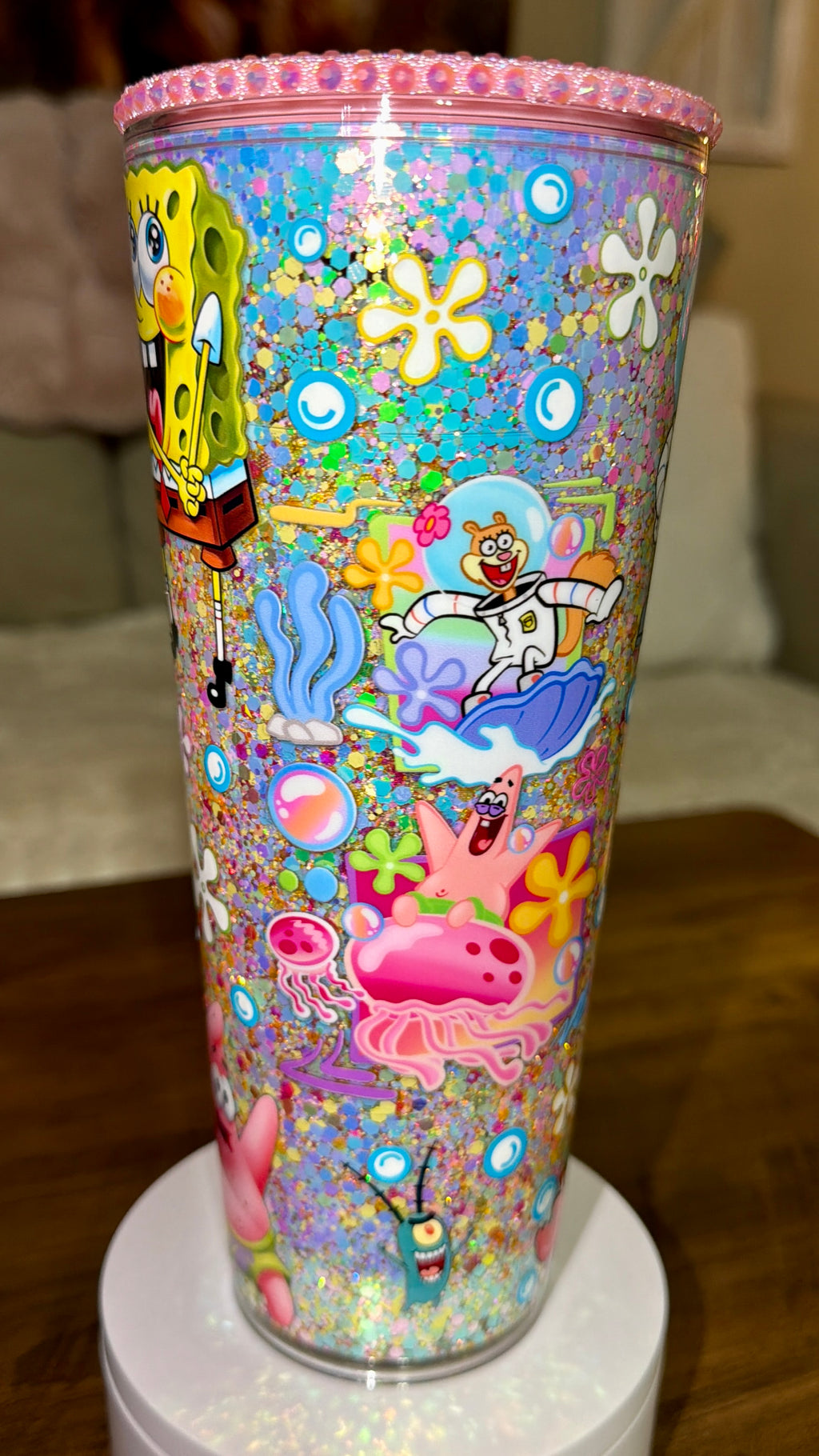 Under the Sea Adventure Glitter Snowglobe Tumbler