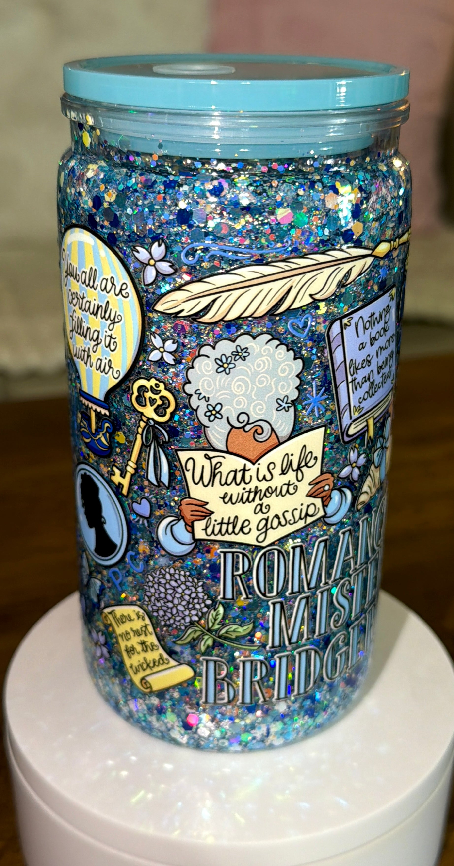 Bridgerton Inspired Snowglobe Cup
