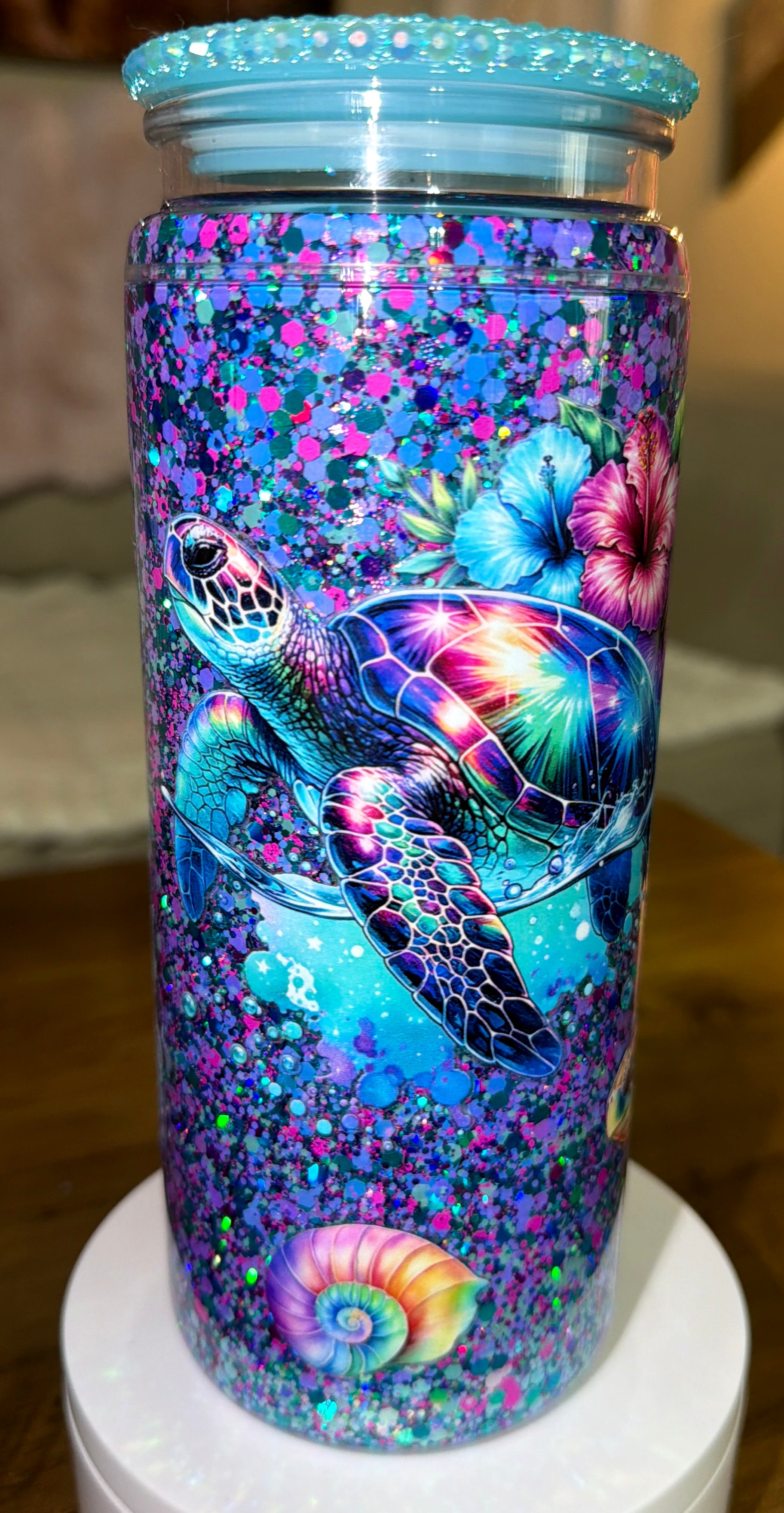 Tropical Tides Snowglobe Cup
