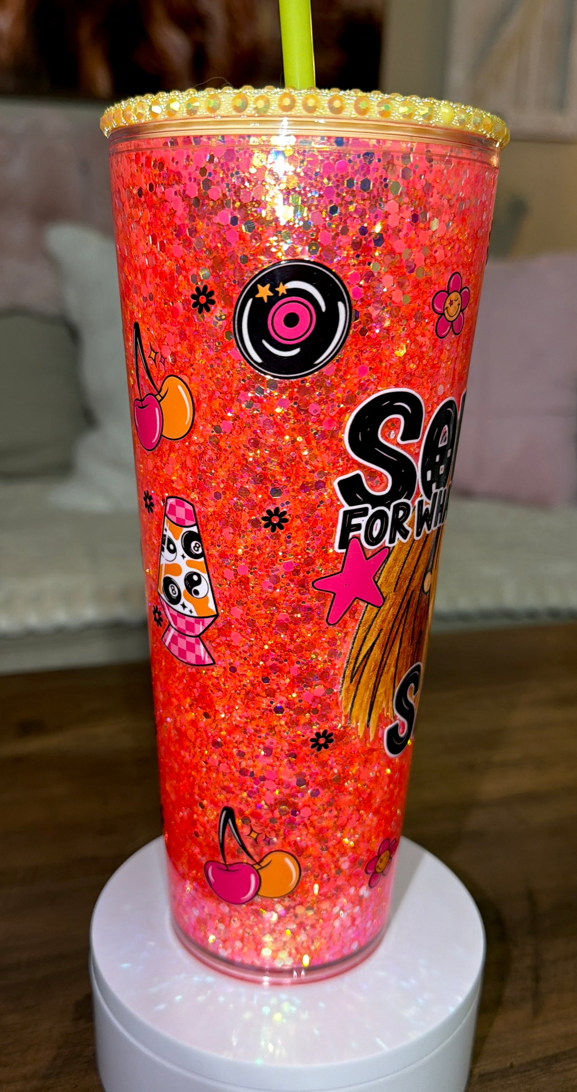 “Sorry for what my face said” Snowglobe Cup