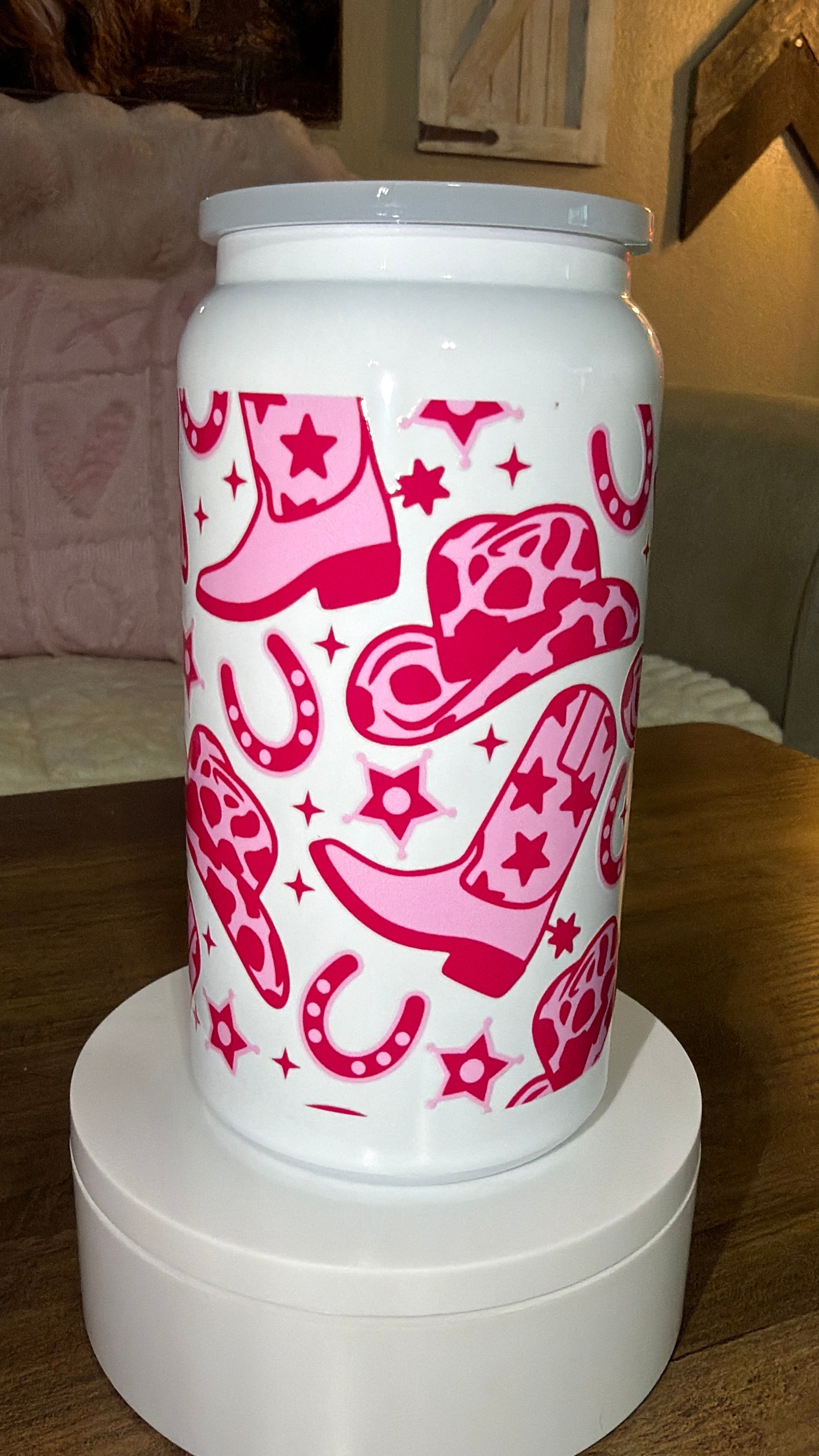 Western stainless steel tumbler