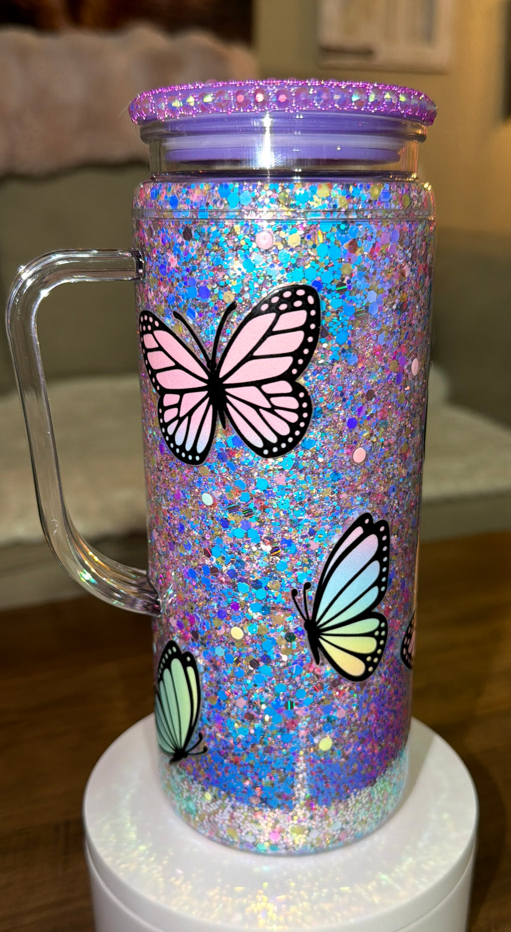 Butterfly Snowglobe Cup