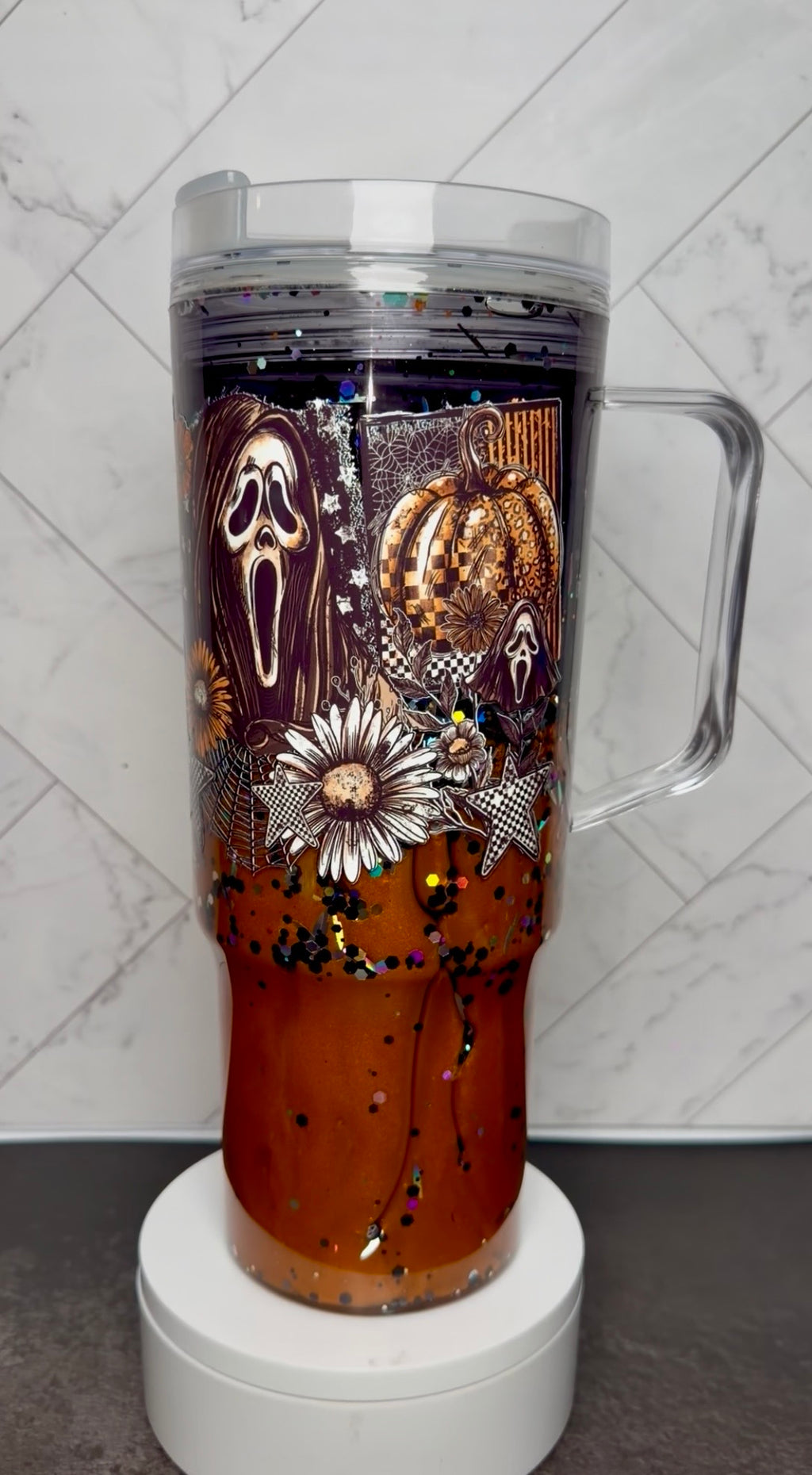Spooky Pumpkin Lava Tumbler