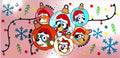 Merry Christmas Character UVDTF CUP Wrap