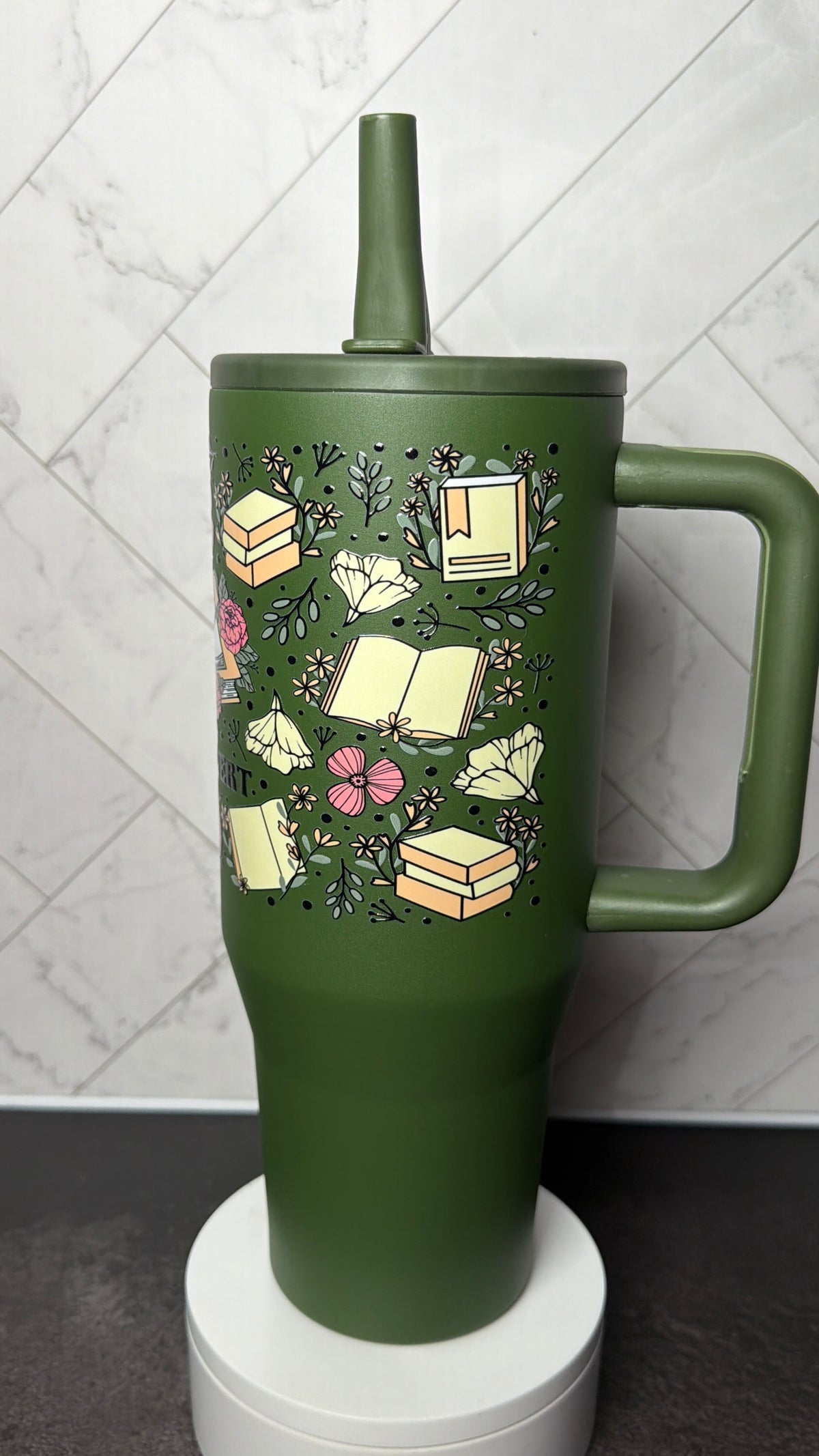 Booktrovert & Blooms Tumbler