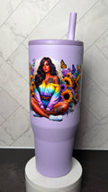 Radiant Soul Floral Stainless Steel Tumbler