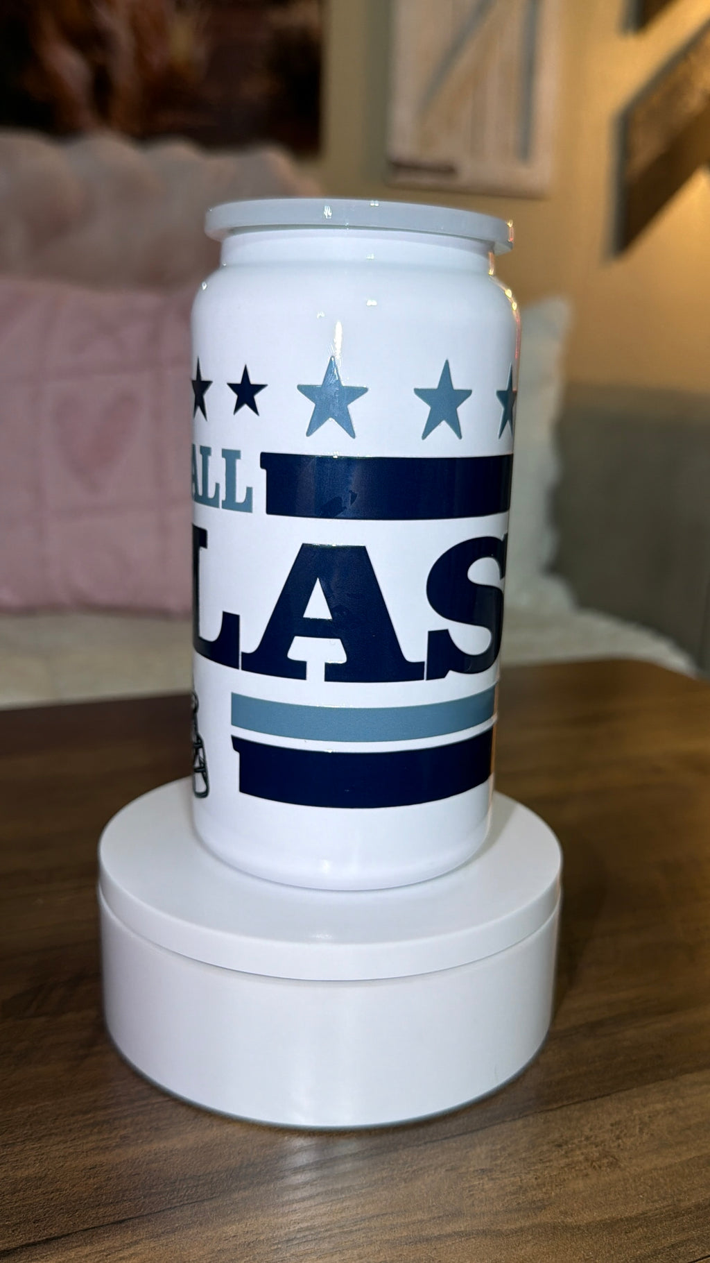 Football inspired tumbler