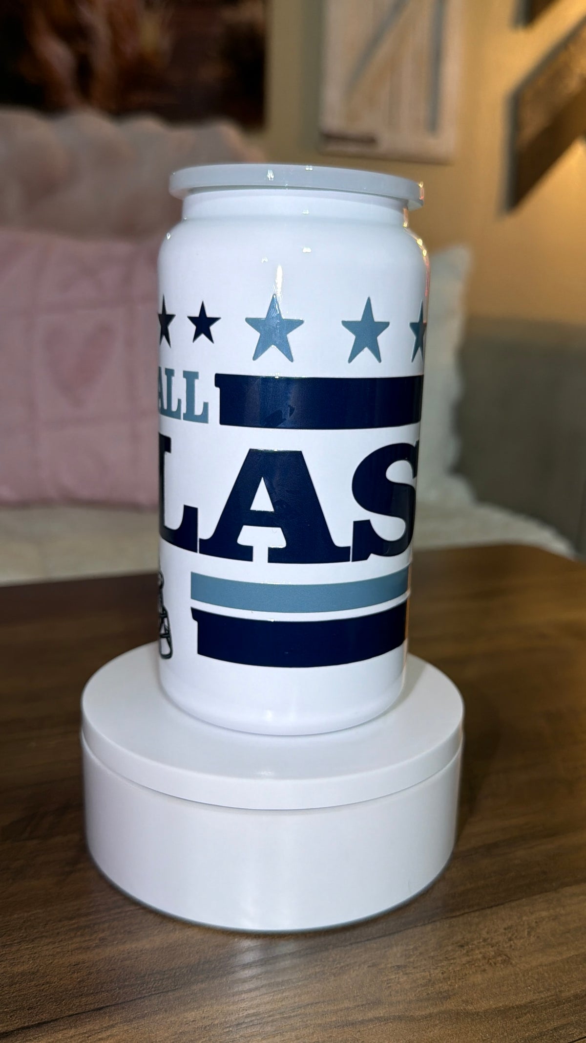 Football inspired tumbler