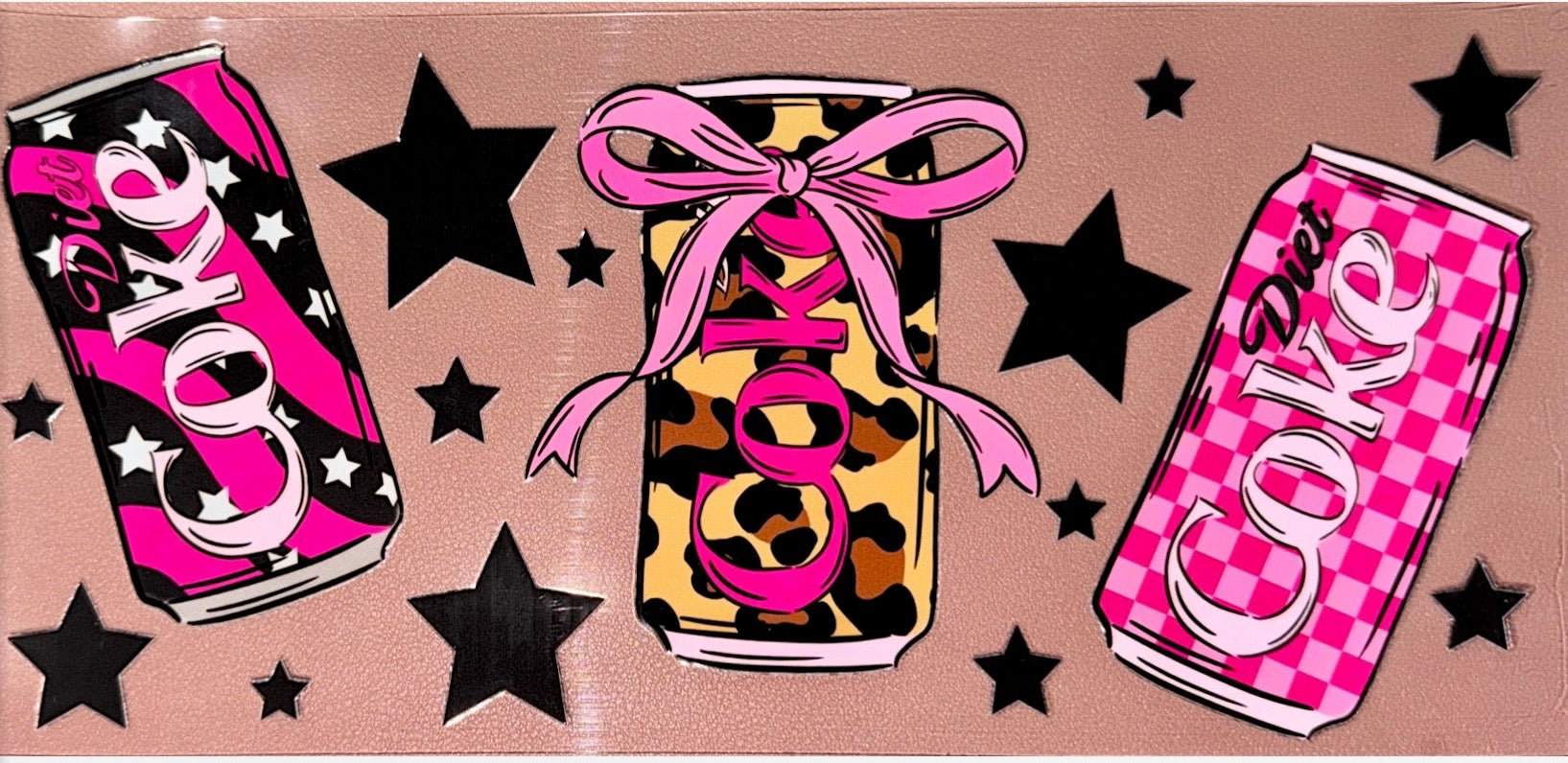 Diet Soda UVDTF Cup Wrap