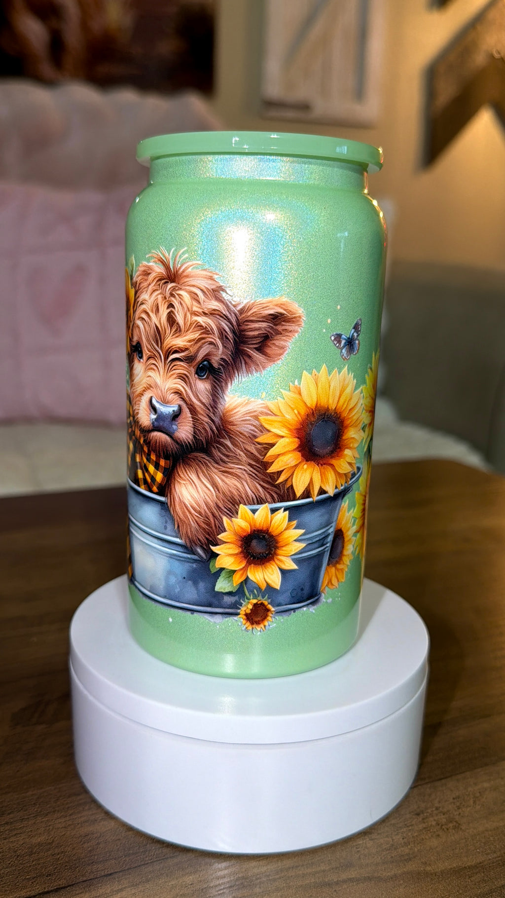 Hyland Cow stainless steel tumbler