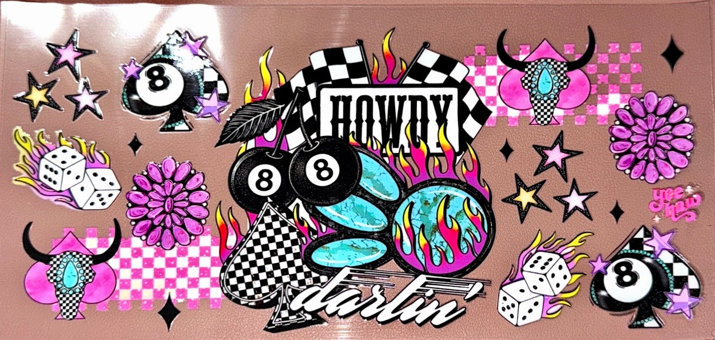 Howdy Darlin’ UVDTF Cup Wrap