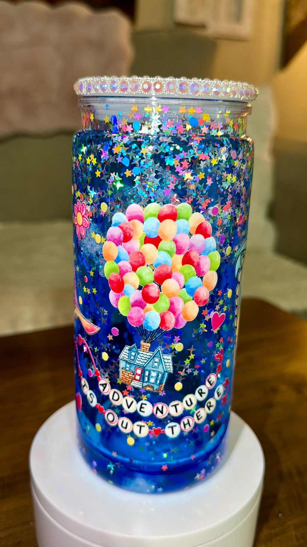 Adventure Awaits-Cloud Snowglobe Cup