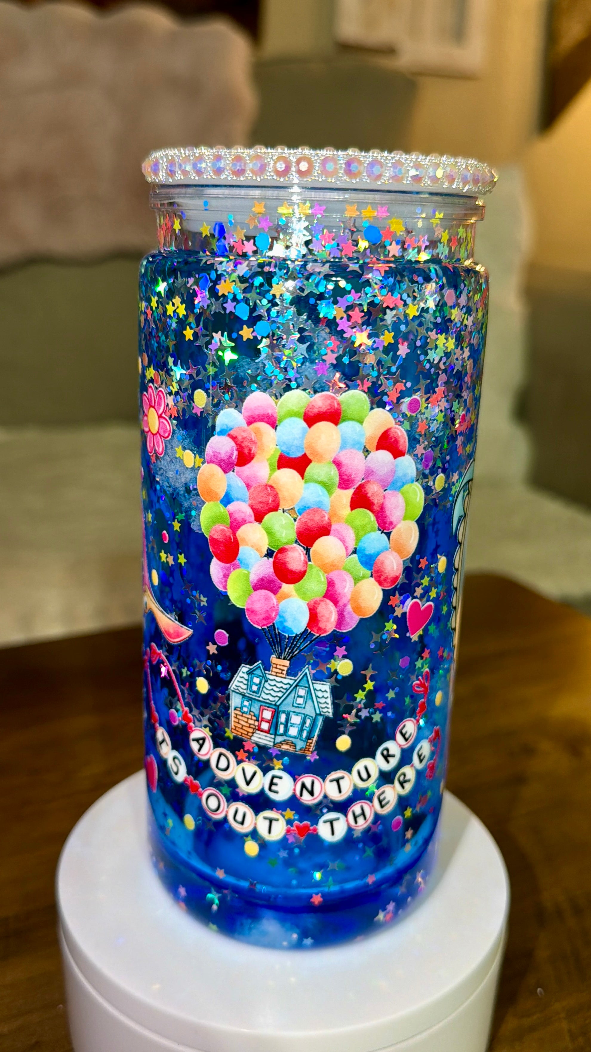 Adventure Awaits-Cloud Snowglobe Cup