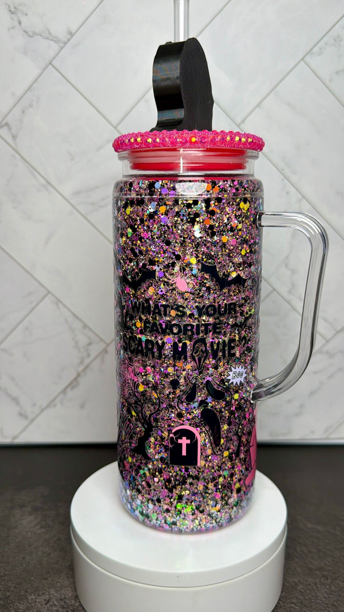 Hang Up Snowglobe cup