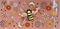 Bees UVDTF Cup Wrap