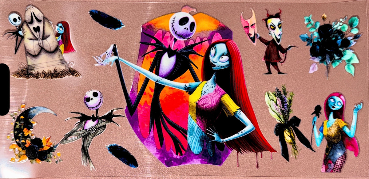 Colorful Nightmare UVDTF Cup Wrap
