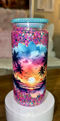 Sunset/Summer Snowglobe Vibes
