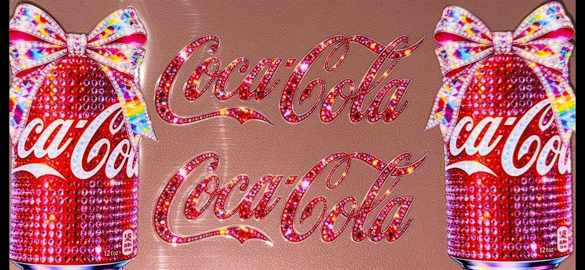 Red Blingy Soda UVDTF Cup Wrap