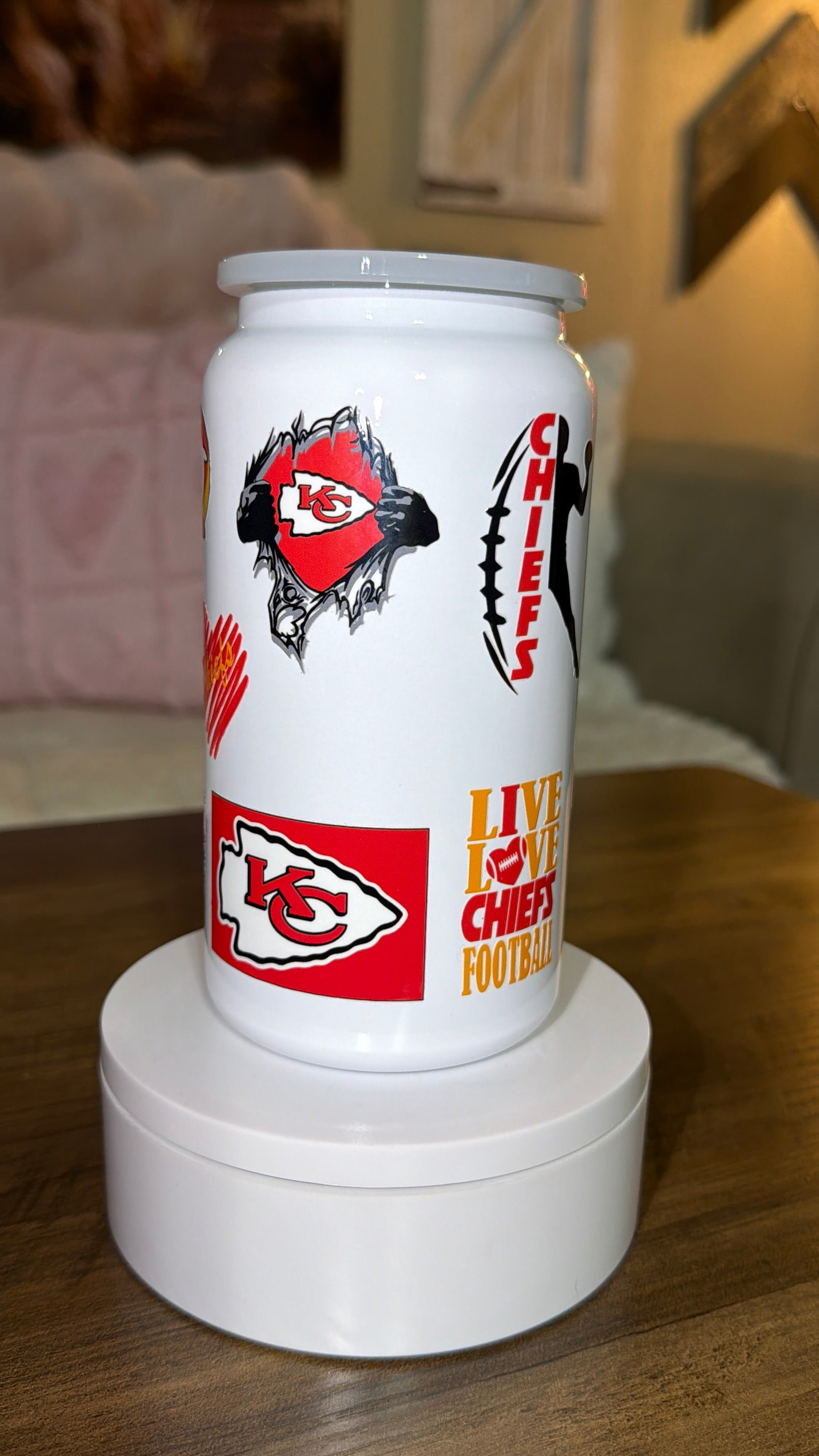 Football inspired tumbler