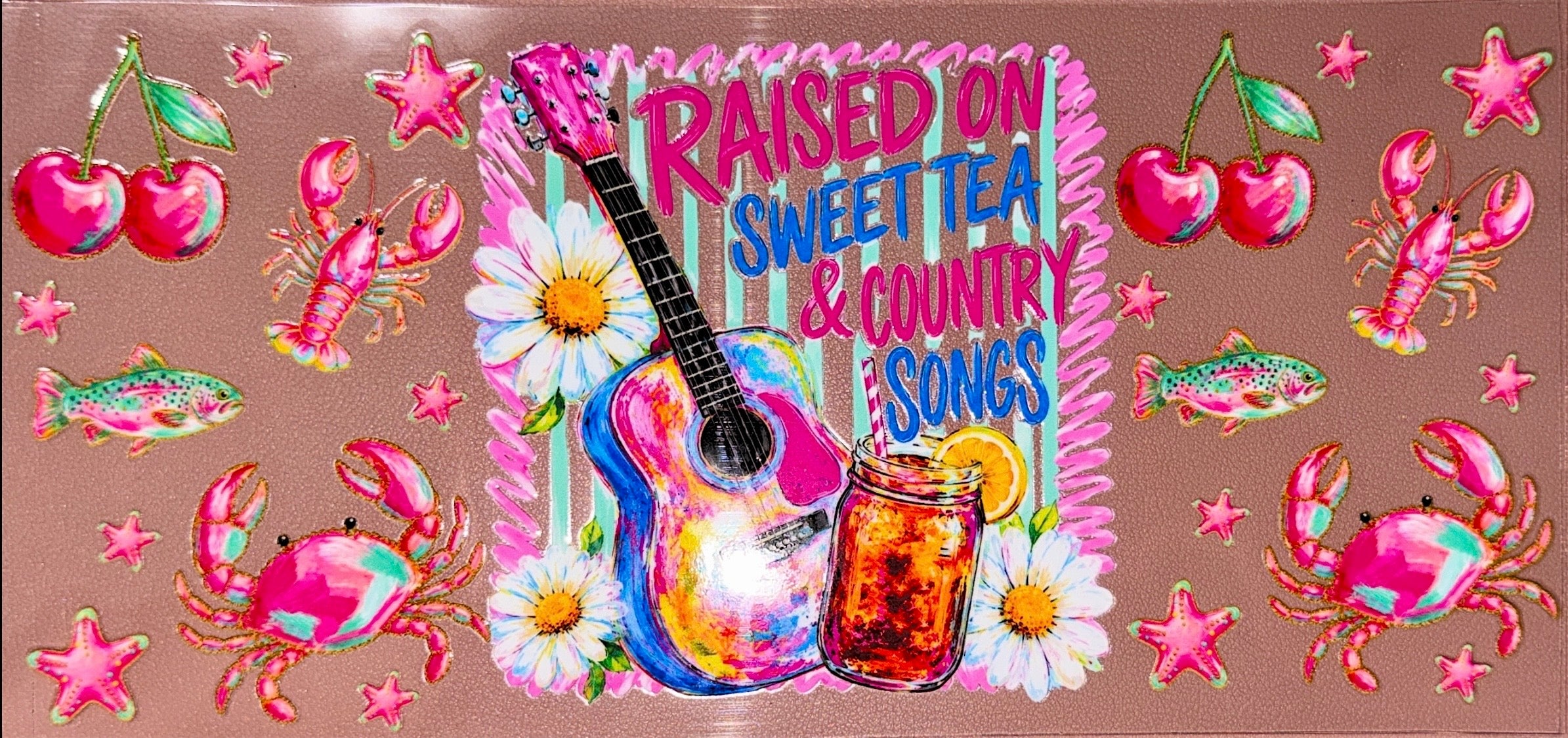 Sweet Tea UVDTF Cup Wrap