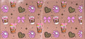 Pink Brew & Bows UVDTF Cup Wrap