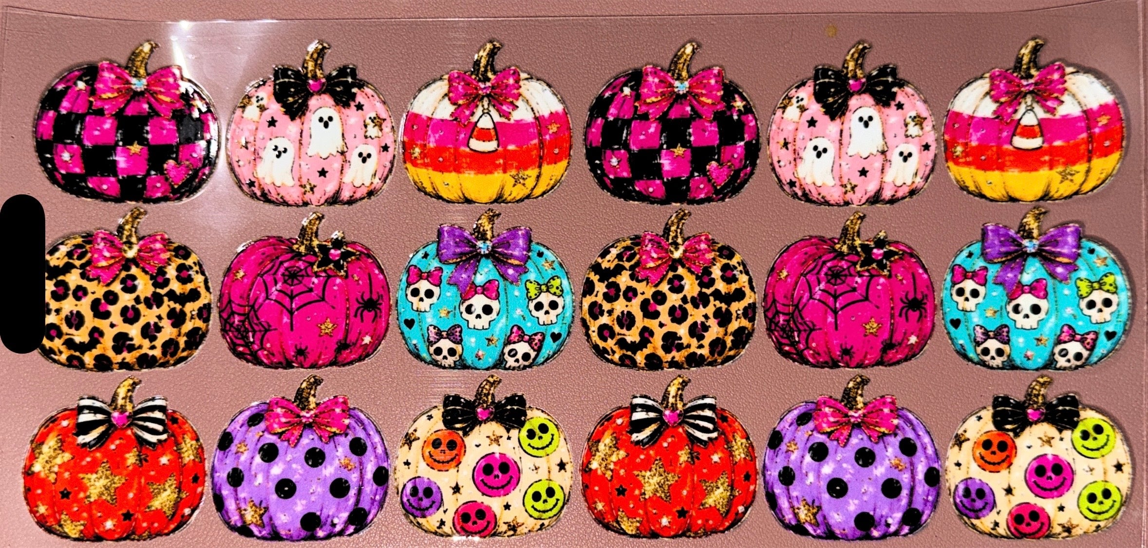 Halloween Pumpkins UVDTF Cup Wraps
