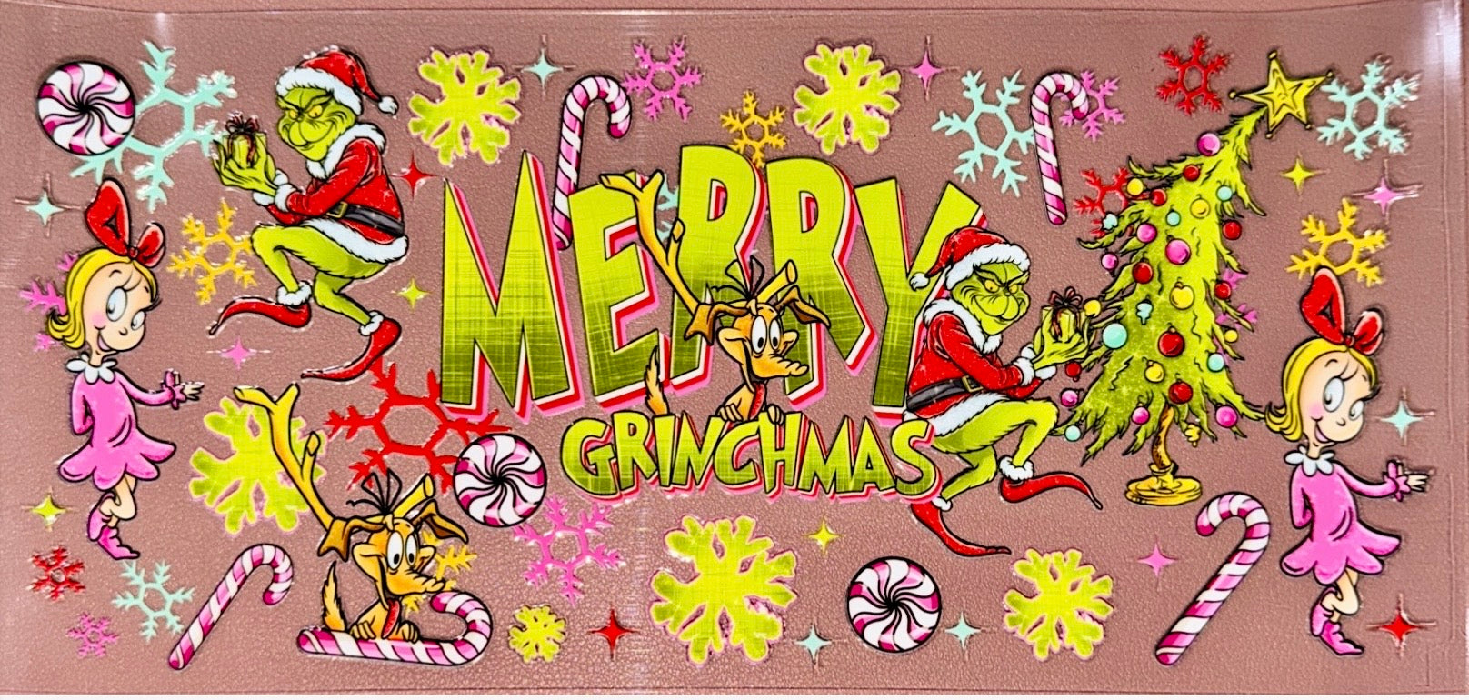 Greenman Christmas UVDTF Cup Wrap